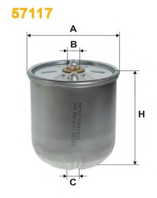 Масляный фильтр WIX FILTERS 57117