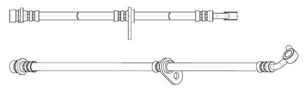 Тормозной шланг CEF 512858