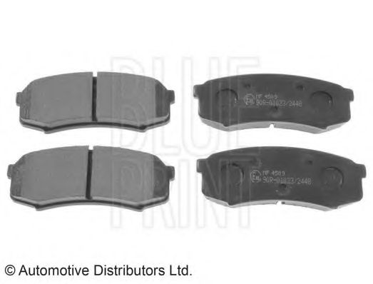Комплект тормозных колодок, дисковый тормоз BLUE PRINT ADC44275