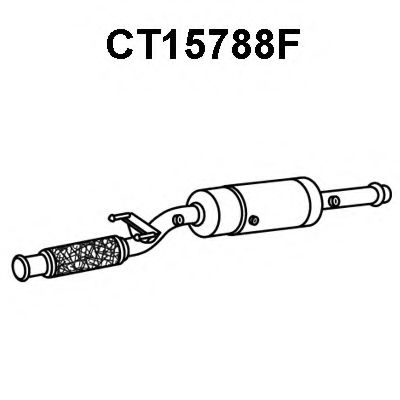 Сажевый / частичный фильтр, система выхлопа ОГ VENEPORTE CT15788F