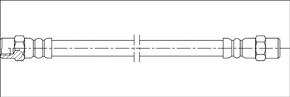 Тормозной шланг WOKING G1900.27