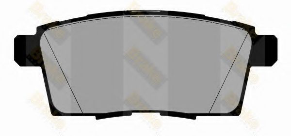 Комплект тормозных колодок, дисковый тормоз Brake ENGINEERING PA1819