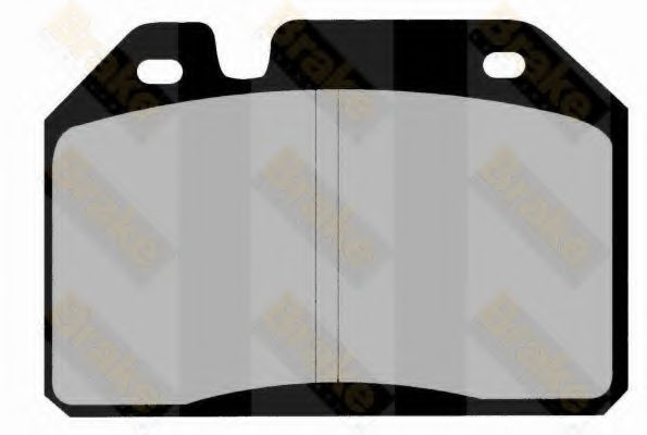 Комплект тормозных колодок, дисковый тормоз Brake ENGINEERING PA227