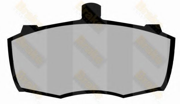 Комплект тормозных колодок, дисковый тормоз Brake ENGINEERING PA371