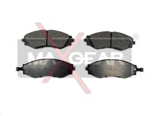 Комплект тормозных колодок, дисковый тормоз MAXGEAR 19-0609