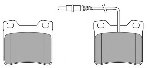 Комплект тормозных колодок, дисковый тормоз FREMAX FBP-0743-01