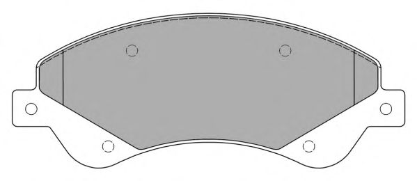 Комплект тормозных колодок, дисковый тормоз FREMAX FBP-1449