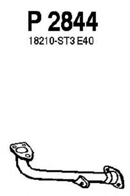 Труба выхлопного газа FENNO 2844