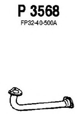 Труба выхлопного газа TEMOT 300009