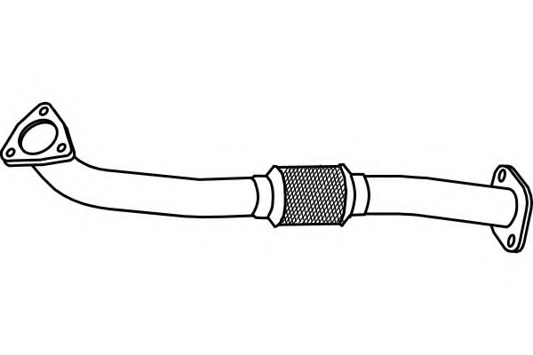 Труба выхлопного газа FENNO P4296