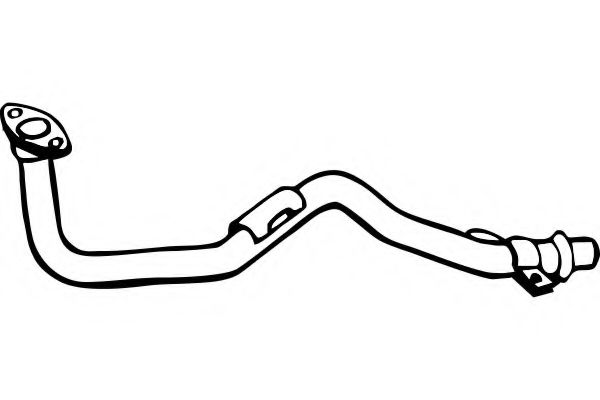 Труба выхлопного газа FENNO P6821