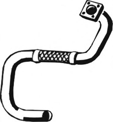 Труба выхлопного газа ASMET 04050