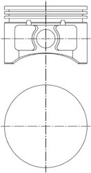 Поршень KOLBENSCHMIDT 85180