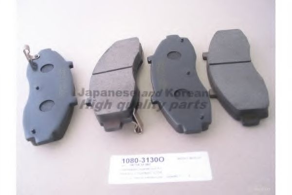 Комплект тормозных колодок, дисковый тормоз ASHUKI 1080-3130O
