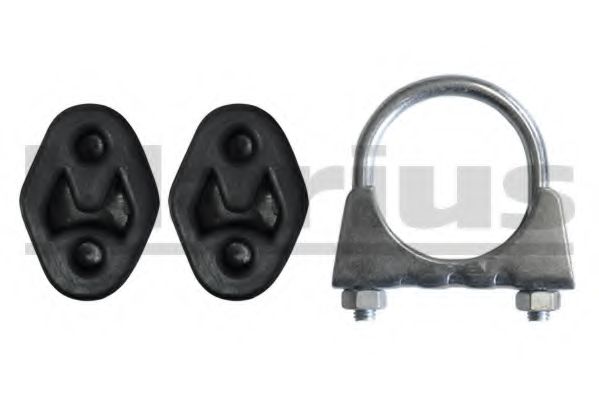 Монтажный комплект, глушитель KLARIUS 402789