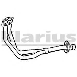 Труба выхлопного газа KLARIUS 130114