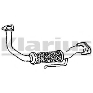 Труба выхлопного газа KLARIUS 301183