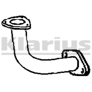 Труба выхлопного газа KLARIUS 301505