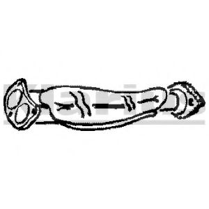 Труба выхлопного газа KLARIUS BD120M