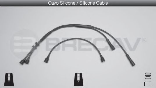 Комплект проводов зажигания BRECAV 06405