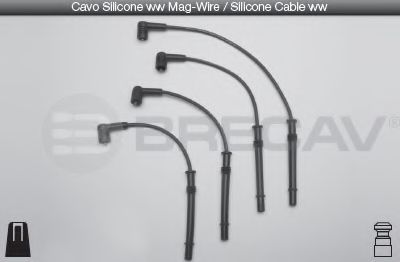 Комплект проводов зажигания BRECAV 11558
