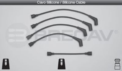 Комплект проводов зажигания BRECAV 16402