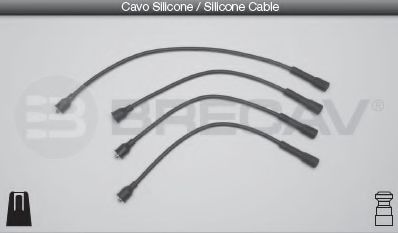 Комплект проводов зажигания BRECAV 21553