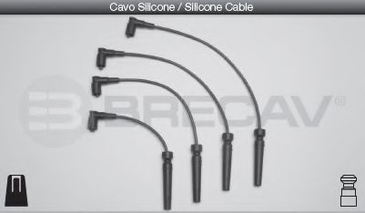 Комплект проводов зажигания BRECAV 36521