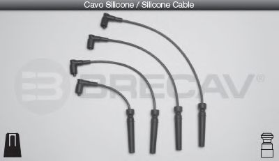 Комплект проводов зажигания BRECAV 36.522