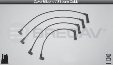 Комплект проводов зажигания BRECAV 38508