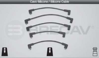 Комплект проводов зажигания BRECAV 46501