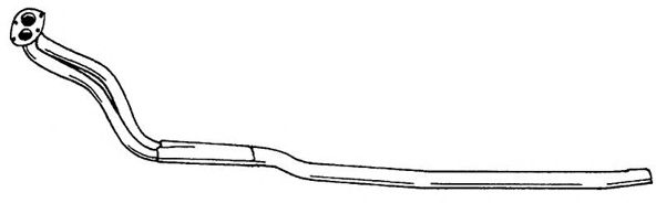 Труба выхлопного газа MTS 15170