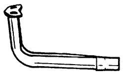 Труба выхлопного газа TESH 110093