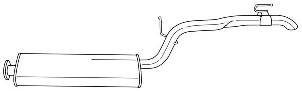 Глушитель выхлопных газов конечный SIGAM 76602