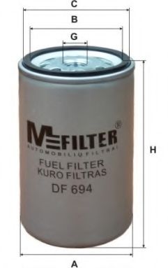 Топливный фильтр MFILTER DF 694
