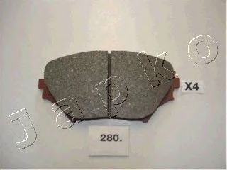 Комплект тормозных колодок, дисковый тормоз JAPKO 50280