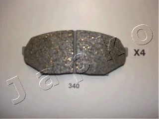 Комплект тормозных колодок, дисковый тормоз JAPKO 50340