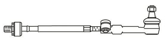 Поперечная рулевая тяга FRAP T/437