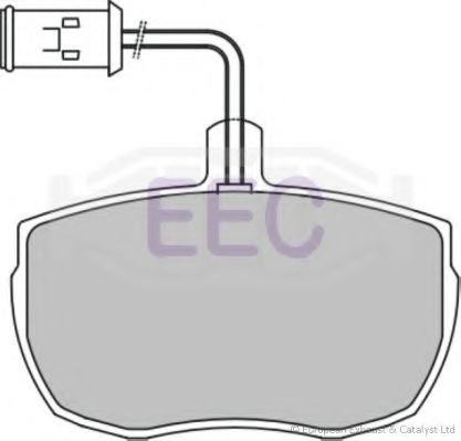 Комплект тормозных колодок, дисковый тормоз EEC BRP0079