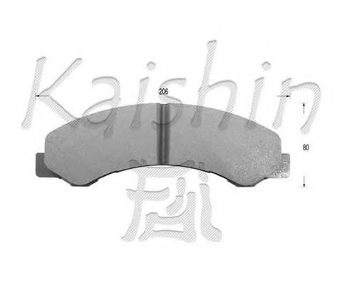 Комплект тормозных колодок, дисковый тормоз JAPANPARTS PA916