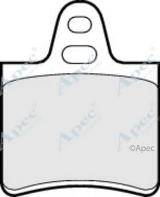 Комплект тормозных колодок, дисковый тормоз APEC braking PAD276