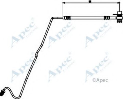 Тормозной шланг APEC braking HOS3875