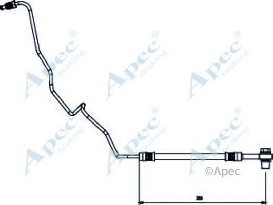 Тормозной шланг APEC braking HOS4136