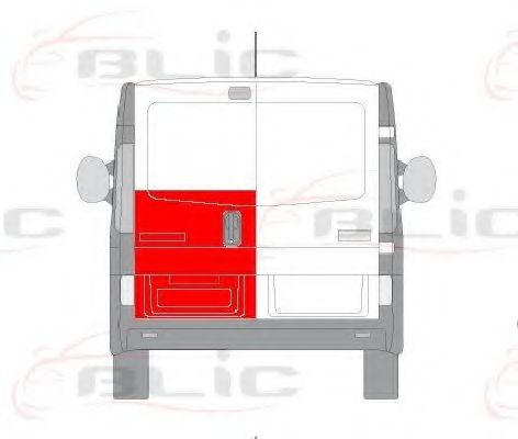 Задняя дверь BLIC 6016-00-6061153P