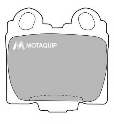 Комплект тормозных колодок, дисковый тормоз MOTAQUIP LVXL574