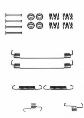 Комплектующие, тормозная колодка MOTAQUIP VMK841