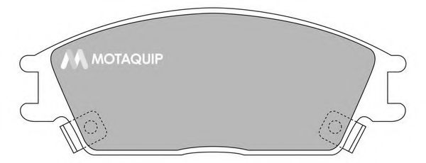 Комплект тормозных колодок, дисковый тормоз MOTAQUIP LVXL1191