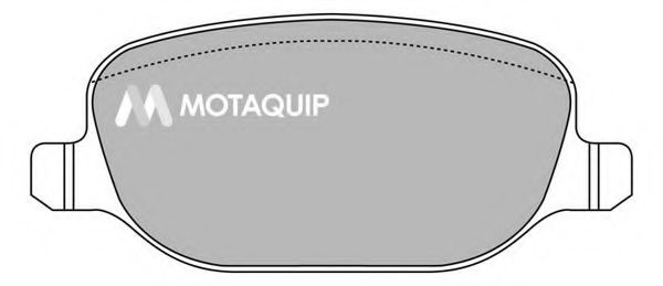 Комплект тормозных колодок, дисковый тормоз MOTAQUIP LVXL1319