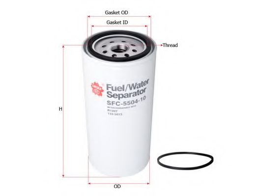 Топливный фильтр SAKURA  Automotive SFC-5504-10