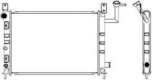 Радиатор, охлаждение двигателя SAKURA  Automotive 1340-0113